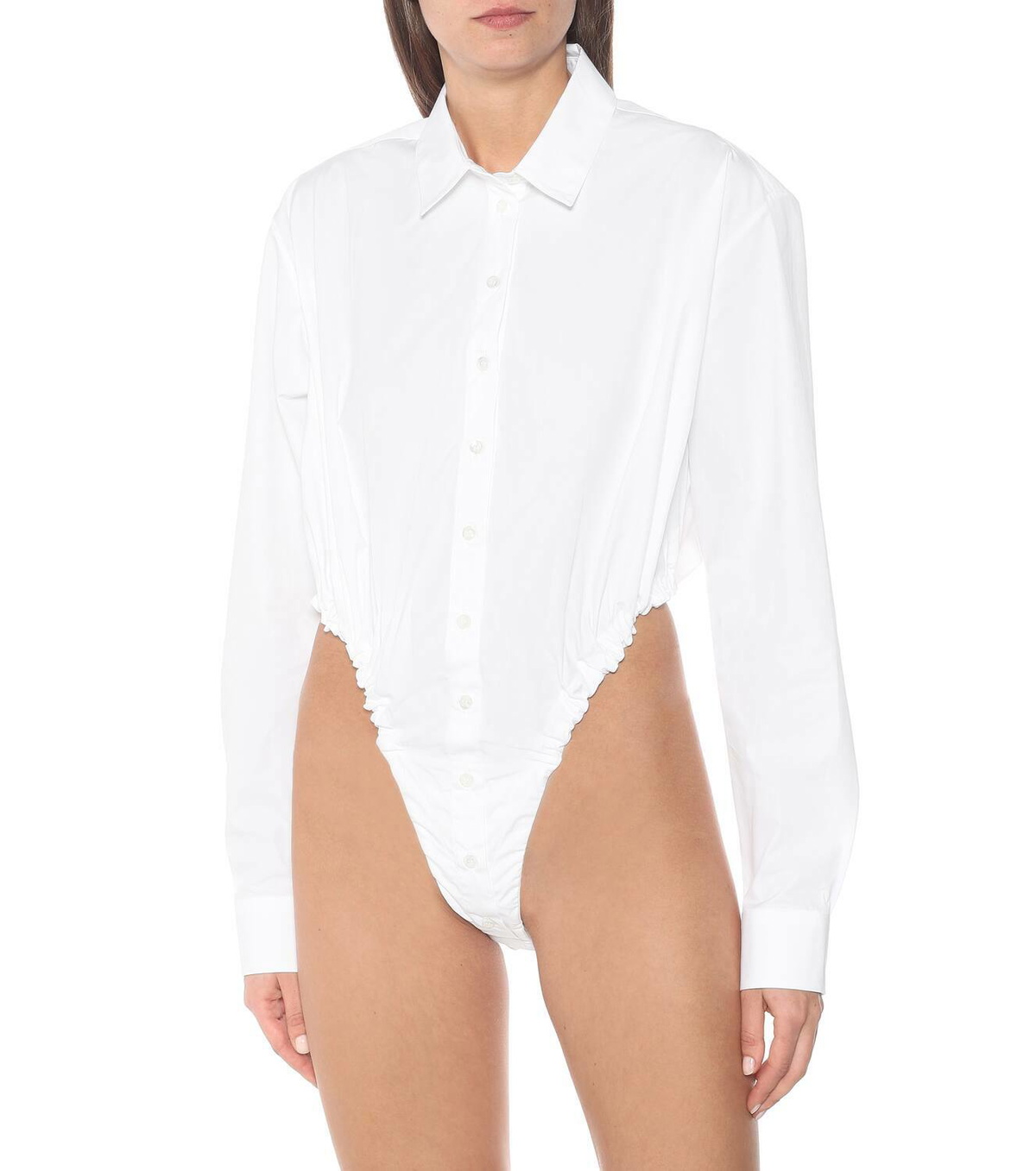 Y/Project Cotton-poplin bodysuit
