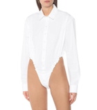 Y/Project Cotton-poplin bodysuit