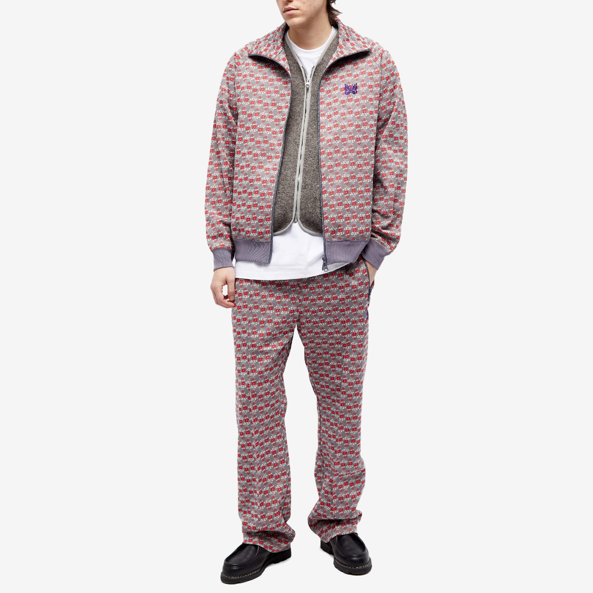22SS NEEDLES Track Pant Poly Jq. フローラル Track Pant - Poly Jq. ｜ NEEDLES