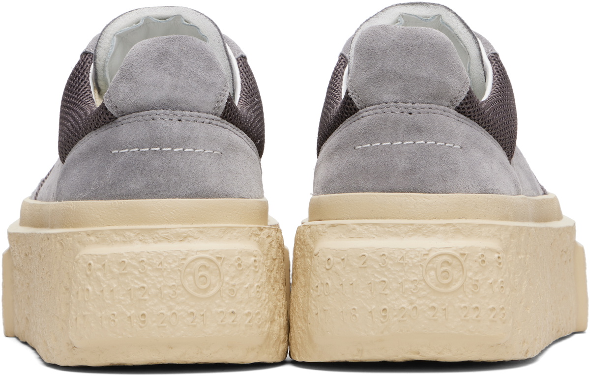 MM6 Maison Margiela Gray Platform Sneakers MM6 Maison Margiela