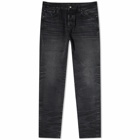 AMIRI Men's Stack Straight Jeans in Faded Black