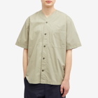 Norse Projects Men's Erwin Typewriter Short Sleeve Shirt in Clay
