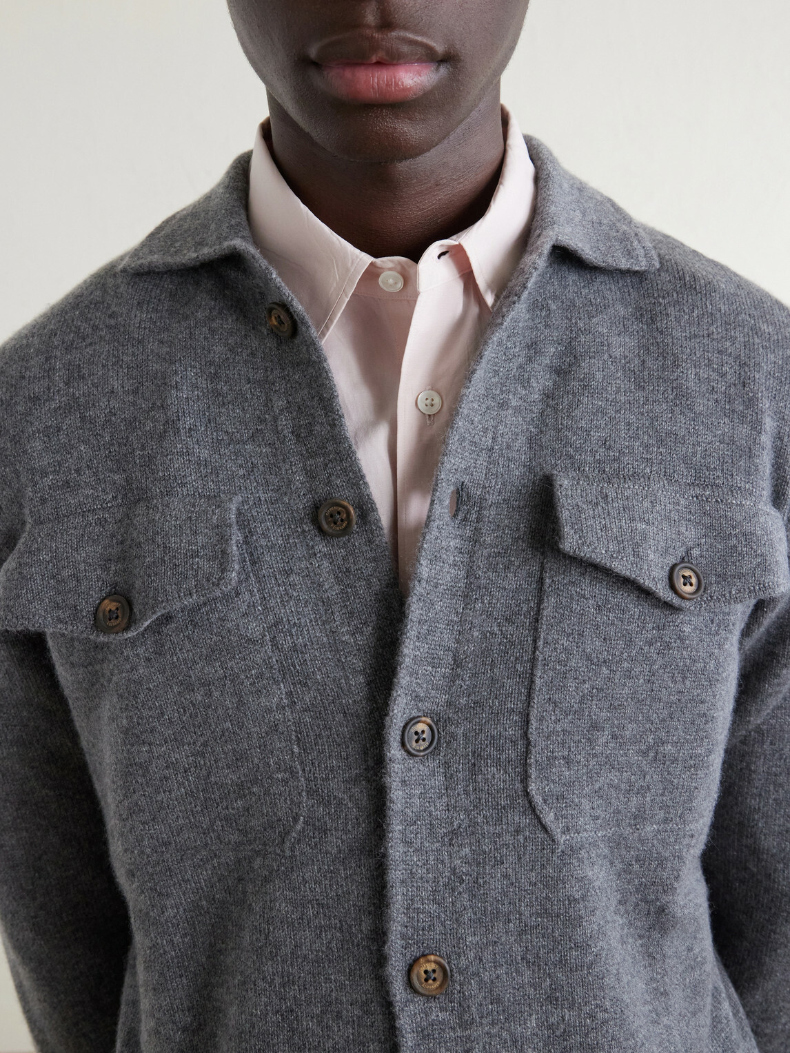 Eleventy - Cashmere Knitted Overshirt - Gray
