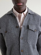 Eleventy - Cashmere Knitted Overshirt - Gray