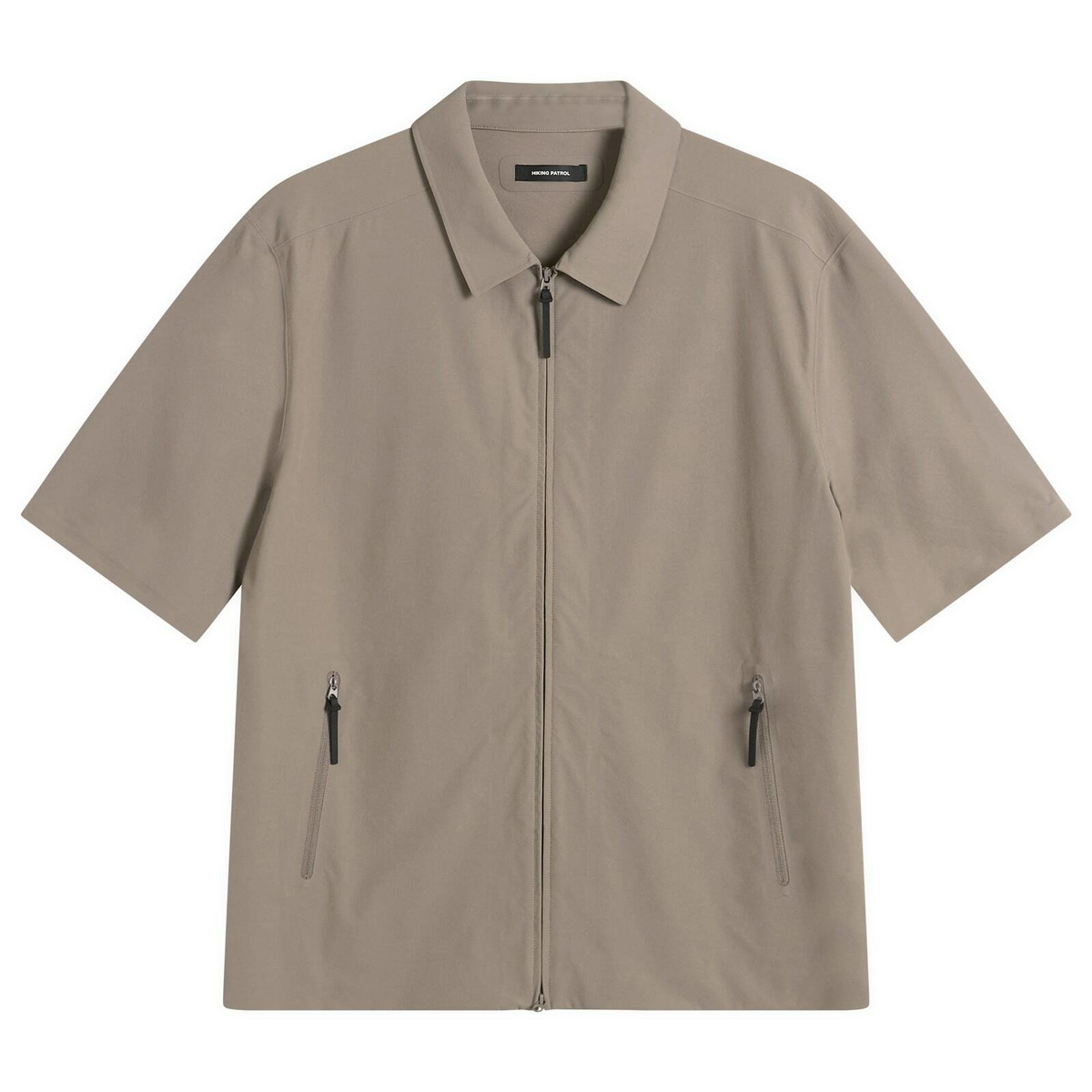 Hiking Patrol Men's Edge LT Softshell Technical Short Sleeve Shirt in Walnut