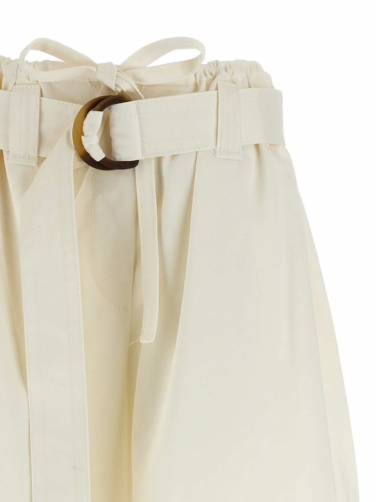 ショートパンツ ZIMMERMANN Women Shorts  Burmudas 3289ASS253IVCH White Zimmermann High Tide Elasticated Shorts | Shopbop