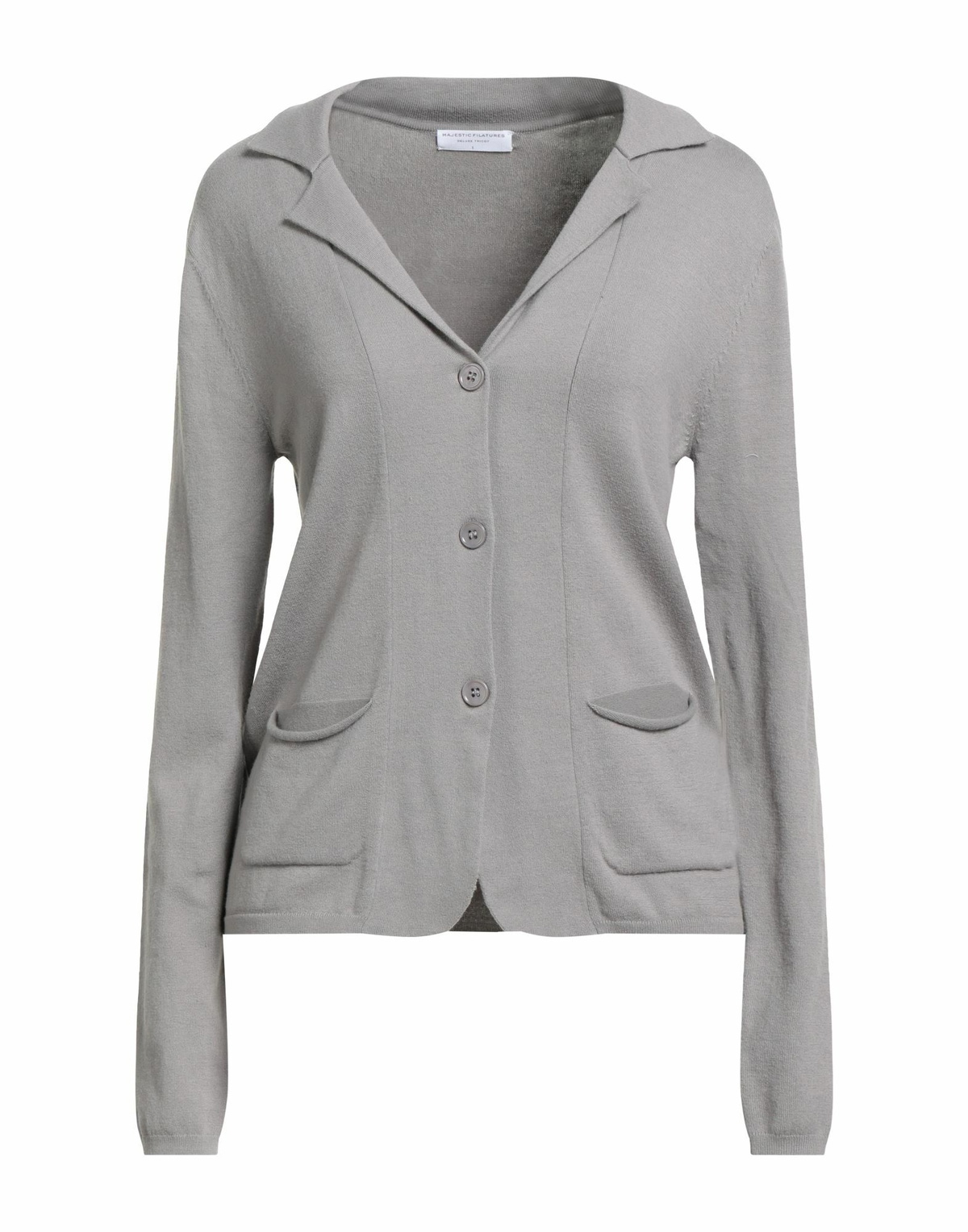 Majestic Filatures Womens Cardigan in Grey