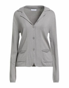 Majestic Filatures Womens Cardigan in Grey