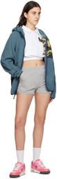 BAPE White Half-Zip Cropped Sweater