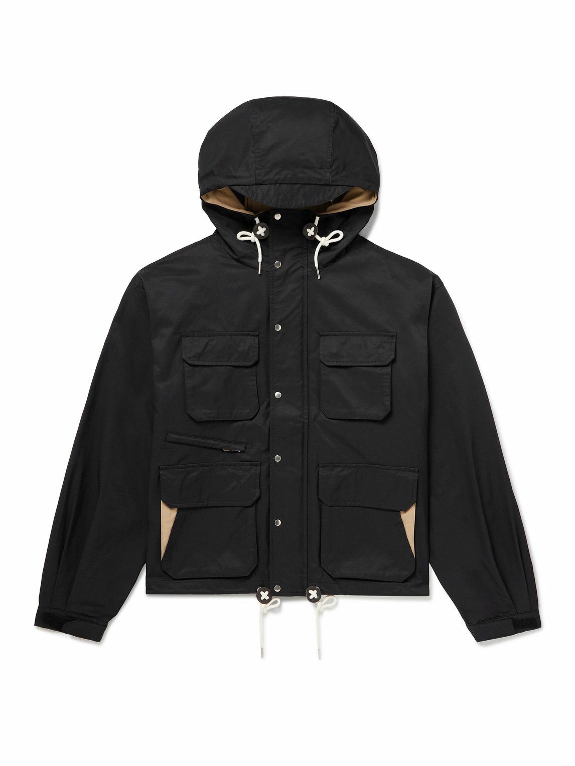 FrizmWORKS Men's Mountain Wind Zip Parka Jacket in Brick