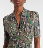 Diane von Furstenberg Zoey printed jersey midi dress