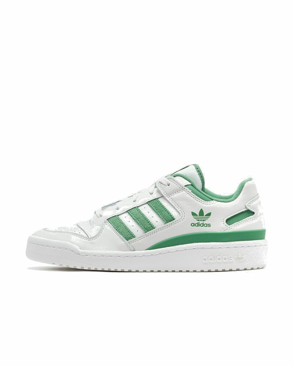 Photo: Adidas Forum Low Cl Green/White - Mens - Basketball/Lowtop