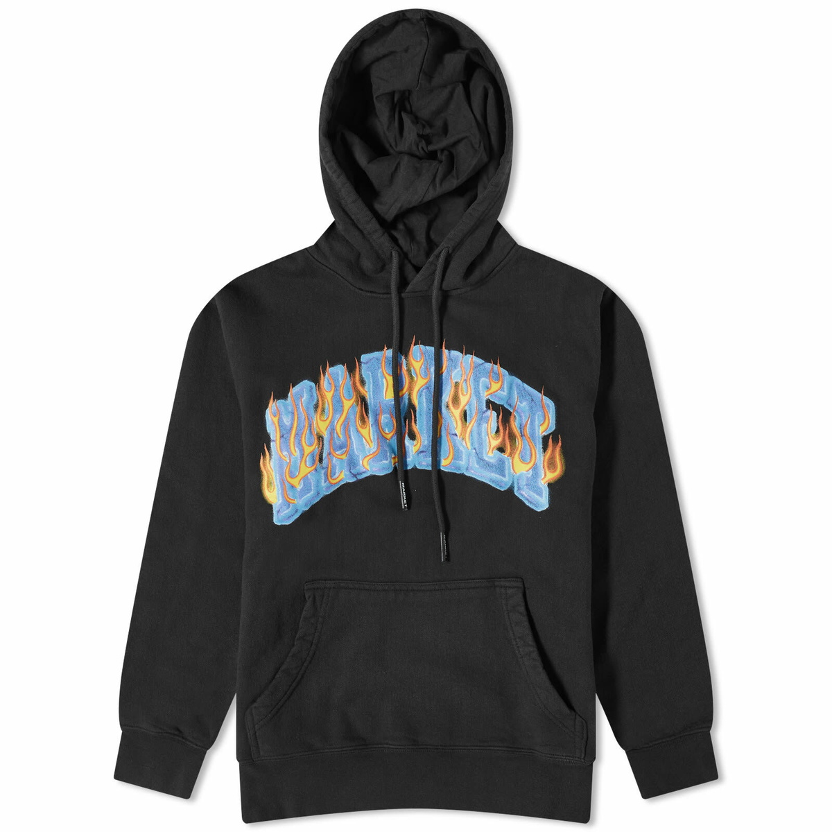 MARKET Men's Icy Hot Hoodie in Washed Black MARKET