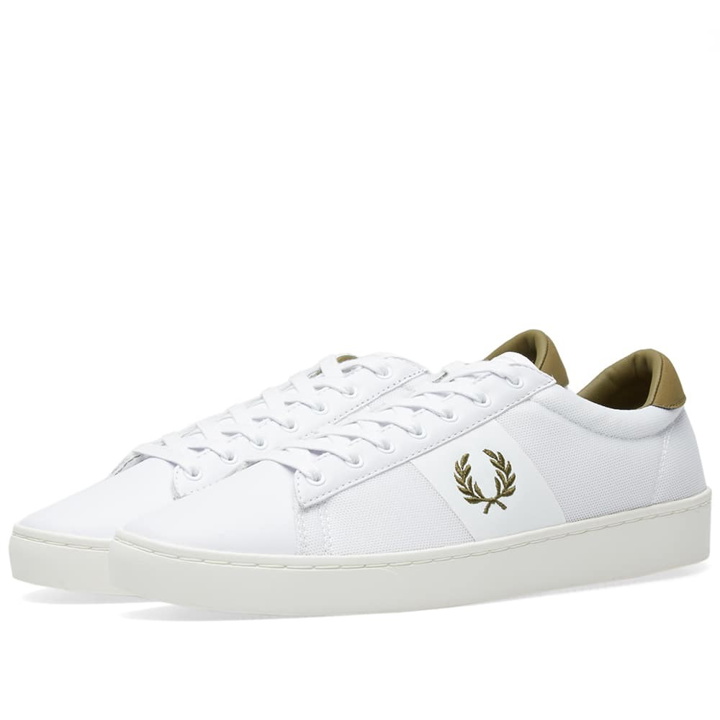 Photo: Fred Perry Spencer Mesh Leather Sneaker