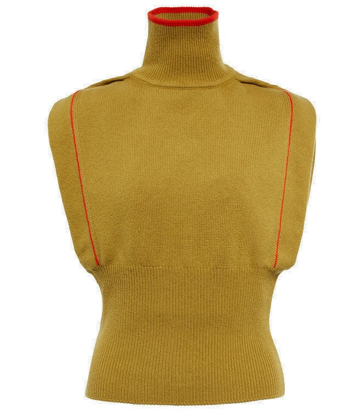Photo: Victoria Beckham - Cashmere-blend turtleneck sweater vest