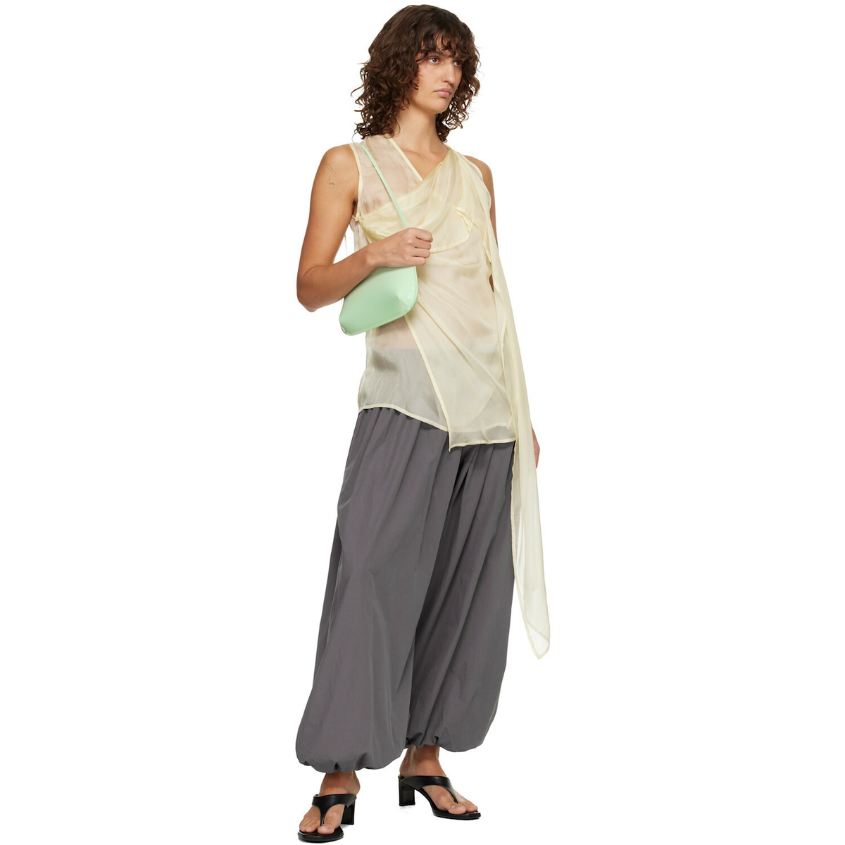 Belle Anna Yellow Vale Top