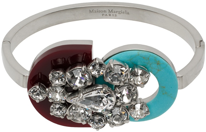 Photo: Maison Margiela Silver Crystal Bracelet