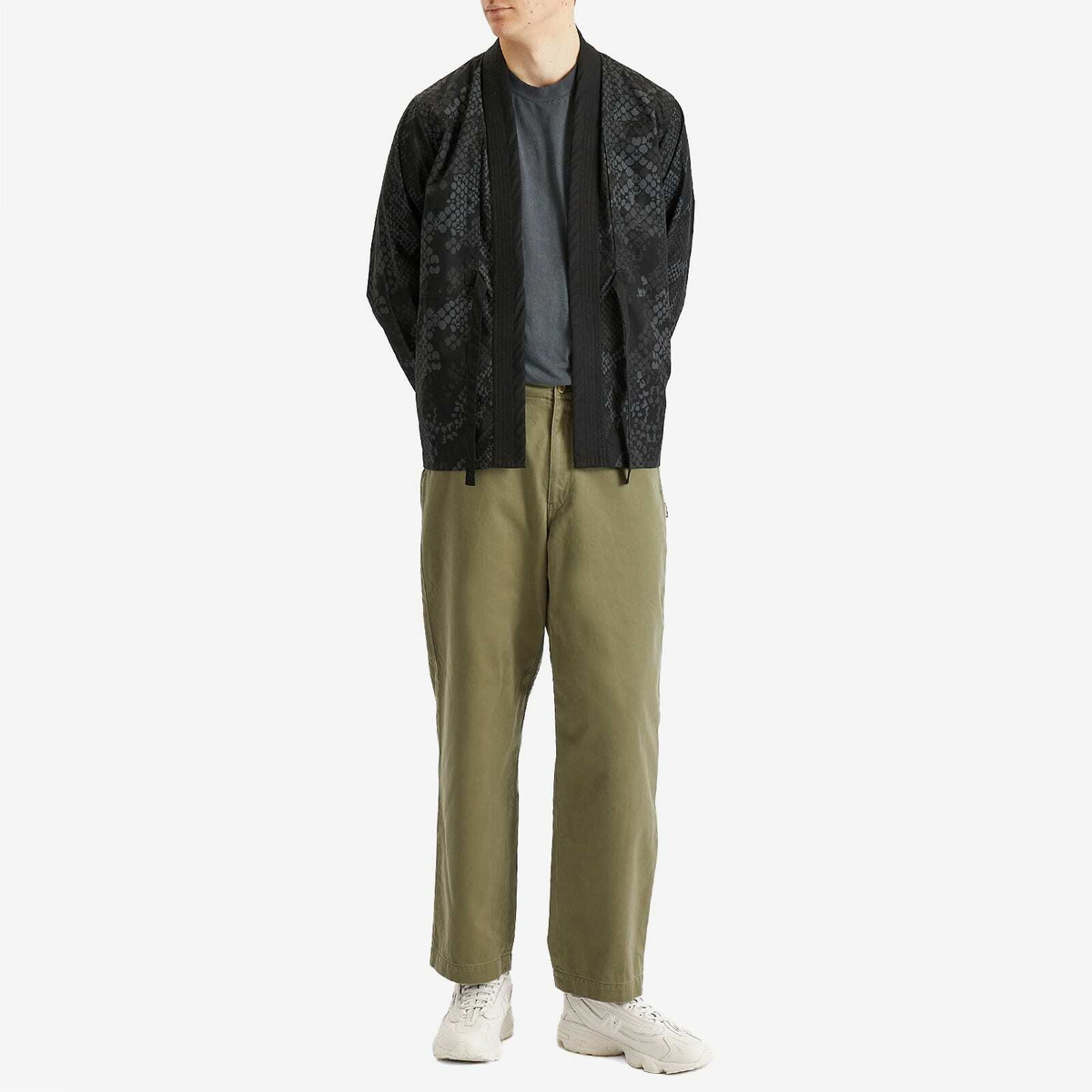 Maharishi Men's Bonsai Python Camo Hanten Shirt in Subdued Night