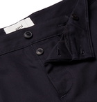 AMI PARIS - Cotton-Gabardine Shorts - Blue