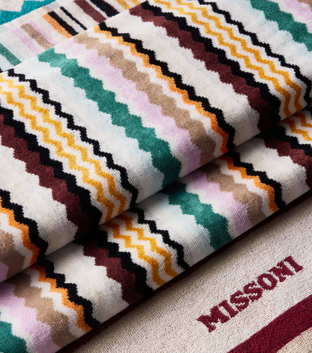 Missoni Aura Zigzag cotton terry bath towel