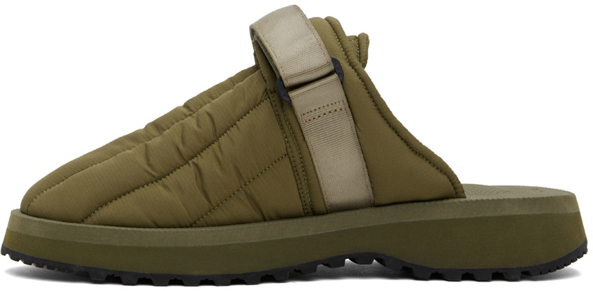 SUICOKE Khaki ZAVO-PUFFab Slippers