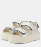 Hogan H680 leather sandals