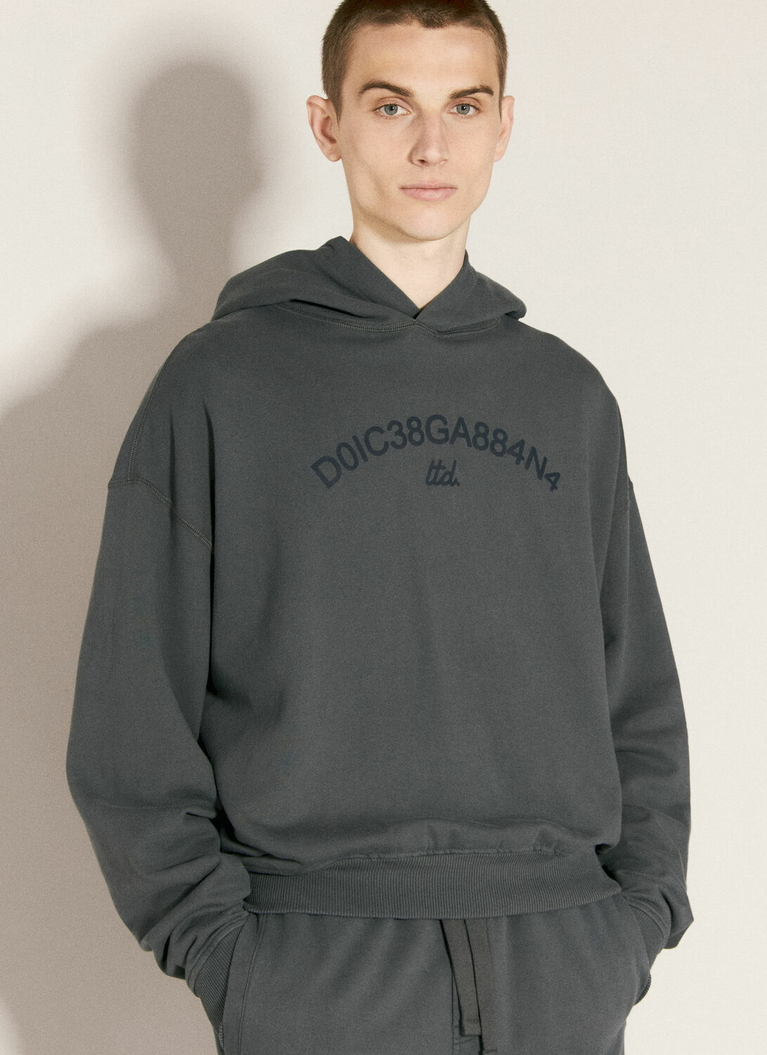 Dolce & Gabbana Cropped Hooded Sweatshirt