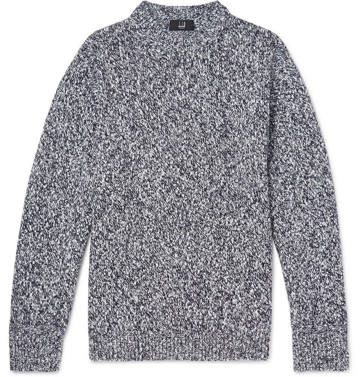 Photo: Dunhill - Slub Wool and Cashmere-Blend Sweater - Men - Gray