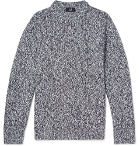 Dunhill - Slub Wool and Cashmere-Blend Sweater - Men - Gray