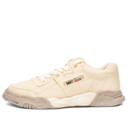 Maison MIHARA YASUHIRO Men's Parker Original Sole Over Dyed Canvas Sneakers in White