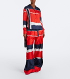 Loewe Printed silk twill shirt