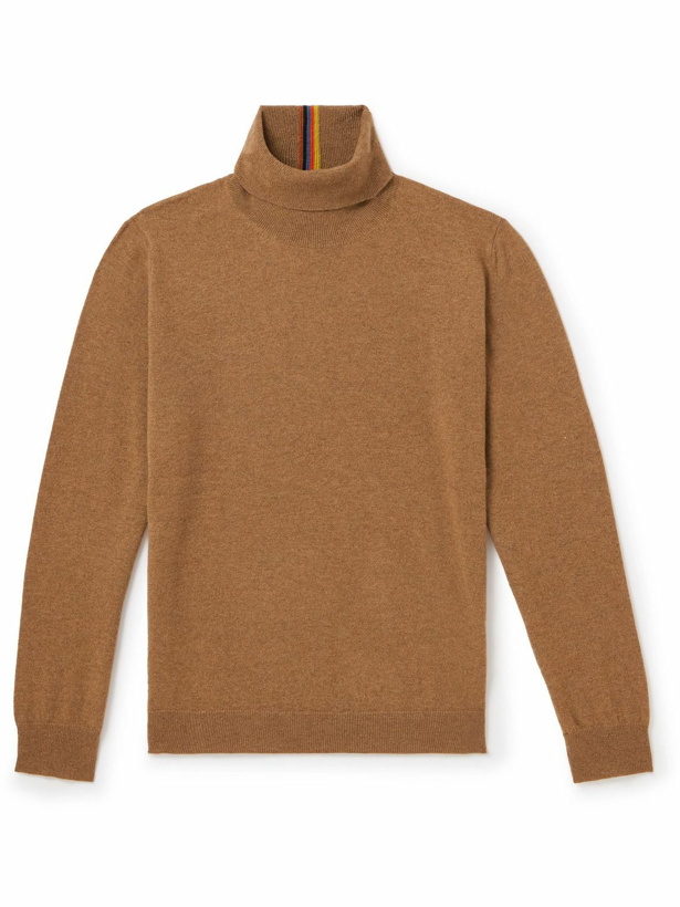 Photo: Paul Smith - Cashmere Rollneck Sweater - Brown