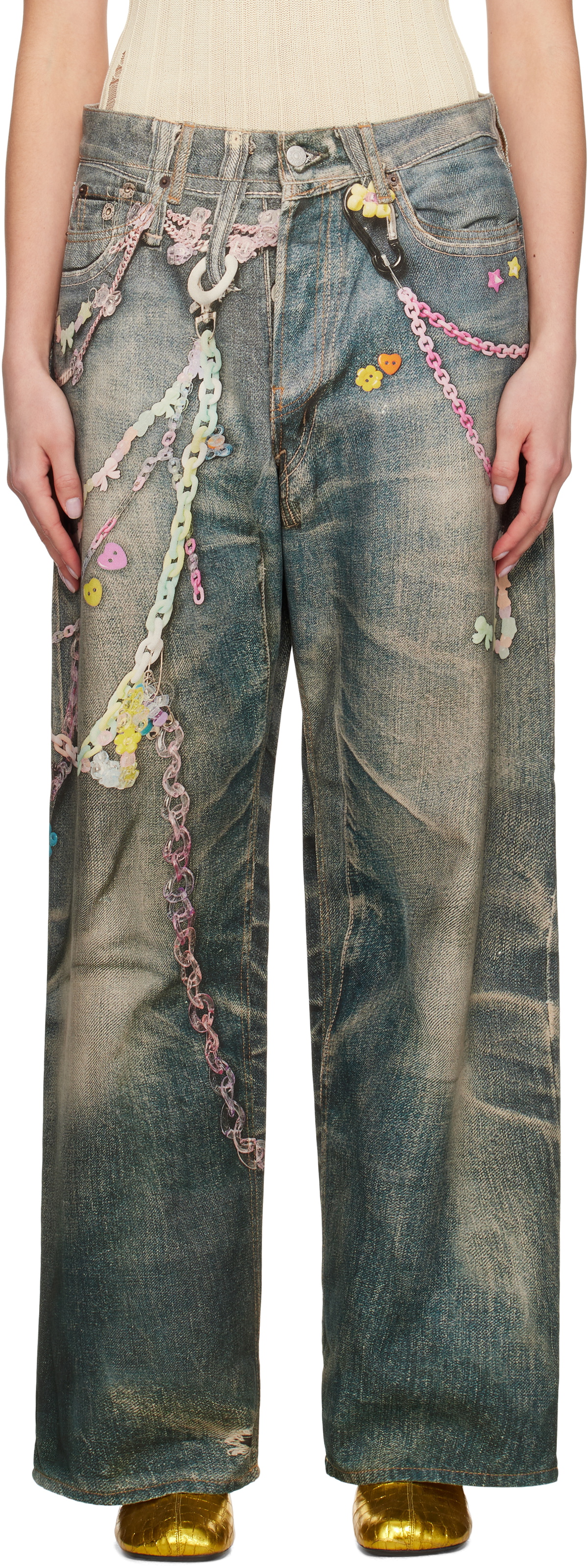 パンツ Acne Studios 1981F Baggy fit jeans 32 blue-baggy-fit-1981f-jeans.jpg