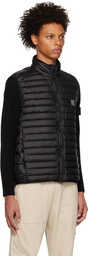 Stone Island Black Patch Down Vest