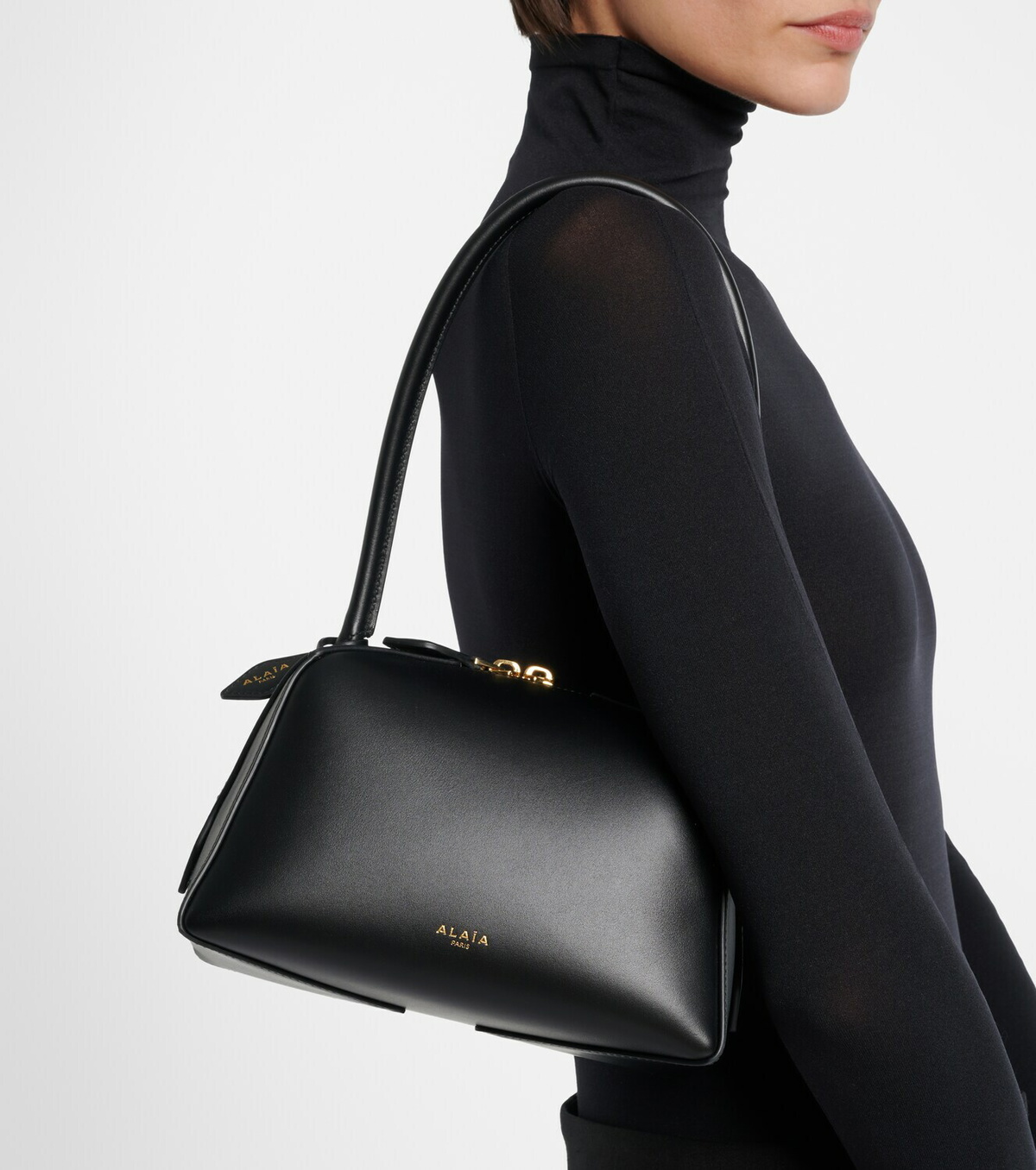 Alaïa Le Bouledogue Small leather tote bag
