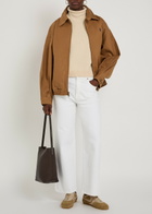Polo Ralph Lauren Roll-neck Cotton-blend top Cream