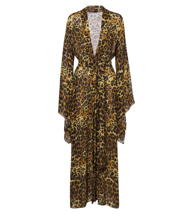 Photo: Johanna Ortiz Leopard-print georgette kaftan