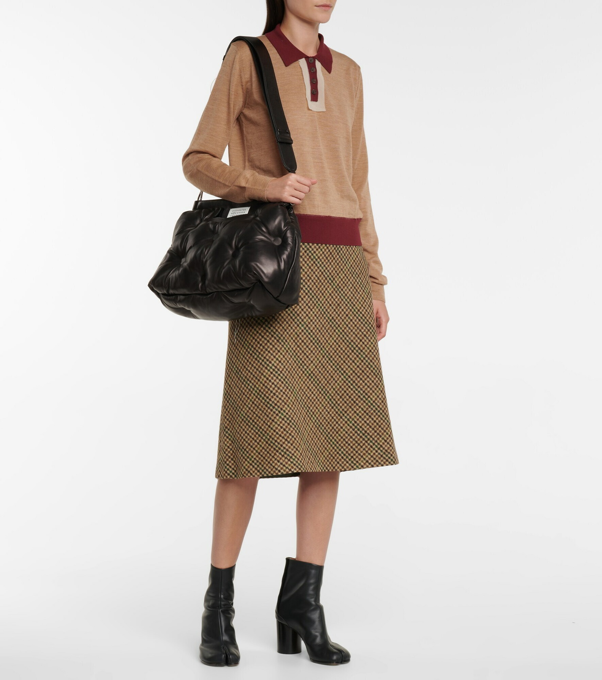 Maison Margiela - Glam Slam Medium leather shoulder bag