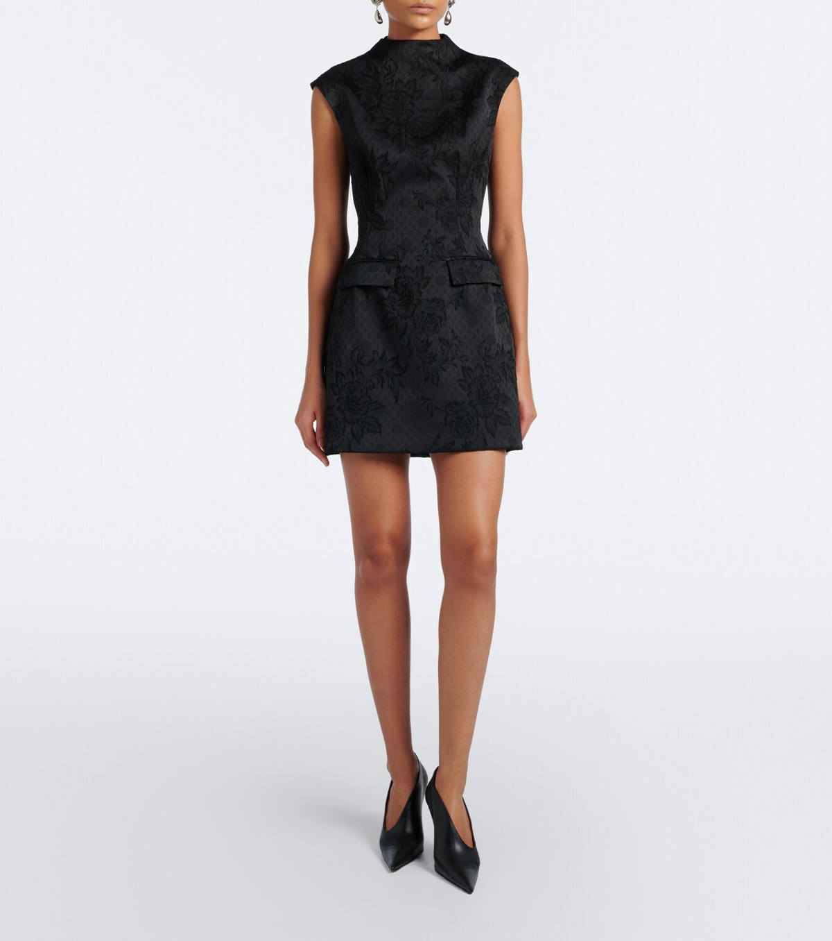 Veronica Beard Haworth floral jacquard minidress