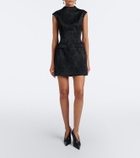 Veronica Beard Haworth floral jacquard minidress