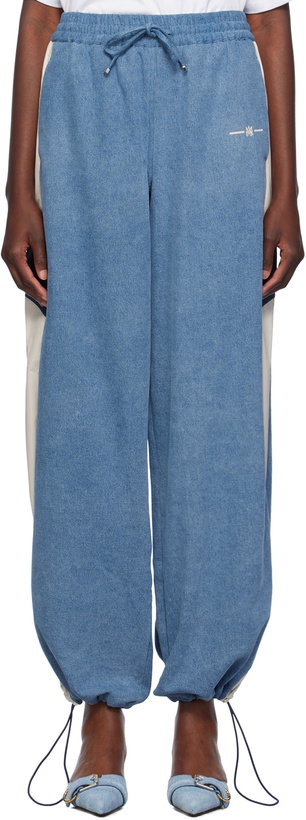 Photo: AMIRI Blue Paneled Track Pants