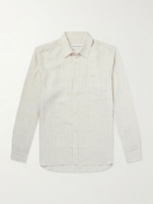 Frescobol Carioca - Telles Striped Linen Shirt - White