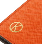 Kingsman - Smythson Cross-Grain Leather Passport Cover - Orange