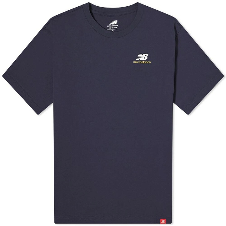 Photo: New Balance Men's Essentials Embroidered T-Shirt in Eclipse