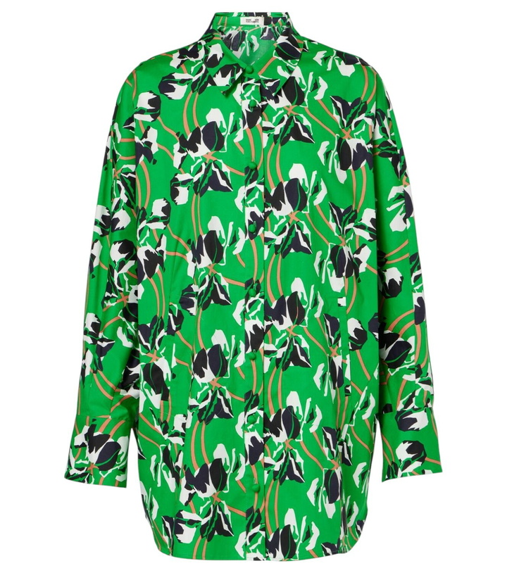 Photo: Diane von Furstenberg Caleb printed cotton blouse