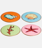 Ginori 1735 Il Viaggio di Nettuno set of 4 coasters
