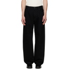 vowels Black Baggy Jeans