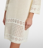 Eres Divina crochet minidress