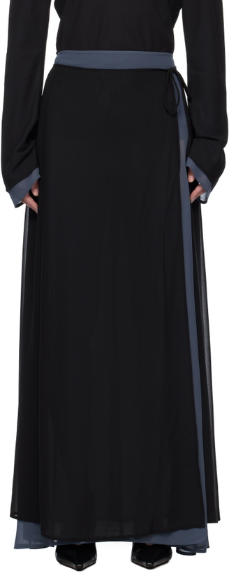 Photo: Holzweiler Black & Blue Leika Maxi Skirt
