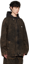 MISBHV Brown Parka Denim Jacket